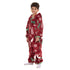 Snuggs Kids Blanket Onesie Red Christmas Deer